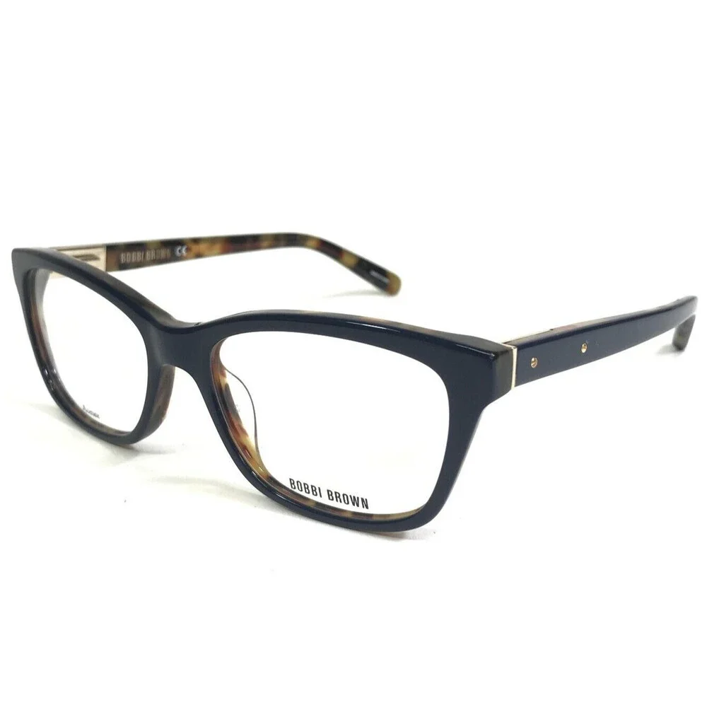 Bobbi Brown Eyeglasses Frames THE INDIA/N JBW Blue Tortoise Cat Eye 52-17-135